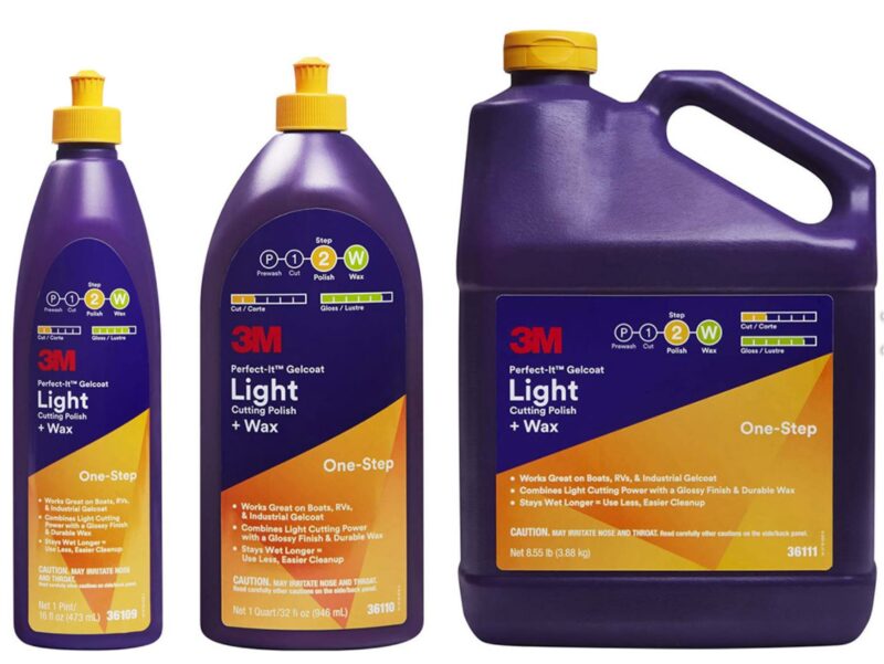3M 36110 LIGHT CUT COMPOUND + WAX 946ML