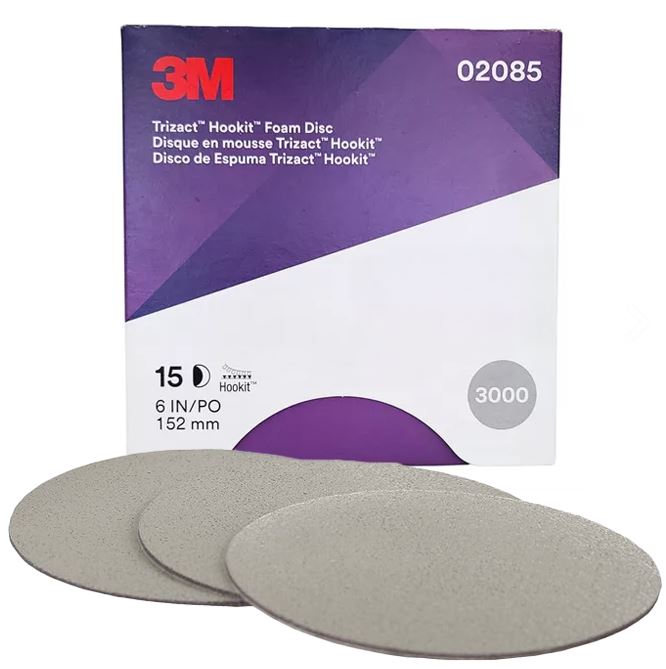 3M 2085 TRIZACT DISC 152MM P3000 BOX 15