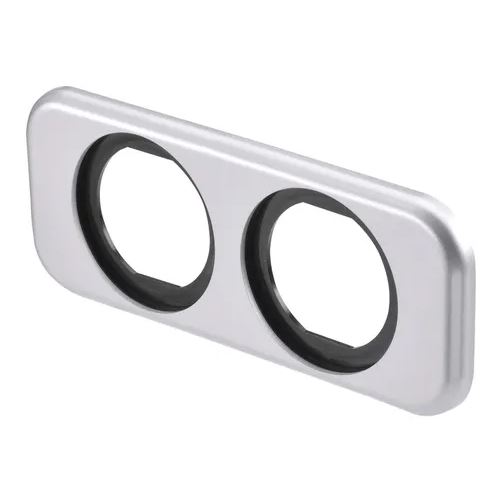 NARVA SILVER DOUBLE FLUSH MOUNT ONLY