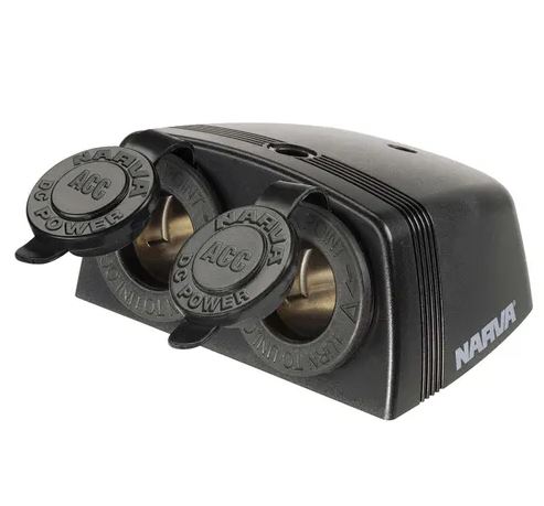 NARVA TWIN ACC SOCKET S/MOUNT