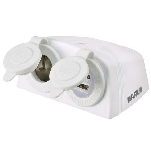NARVA ACC/DUAL USB TWIN SOCKET