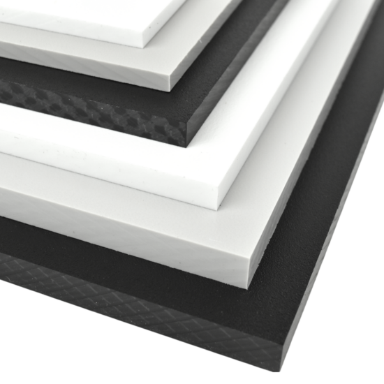 VIKING HDPE SHEET 12MM 1200X1200 BLACK MATTE