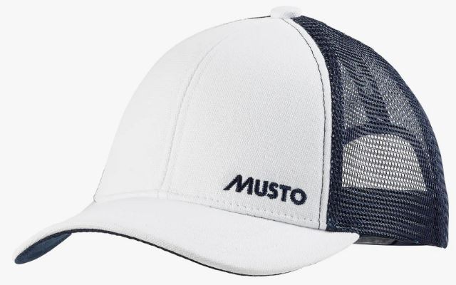 MUSTO TRUCKER CAP WHITE/NAVY