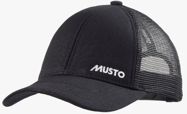 MUSTO TRUCKER CAP BLACK