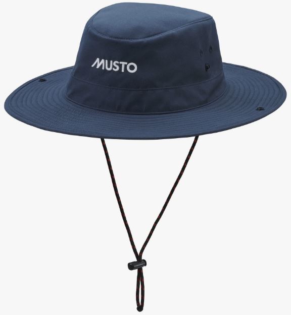 MUSTO FAST DRY BRIMMED HAT TRUE NAVY L/XL