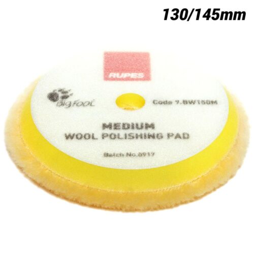 RUPES YELLOW WOOL POLISH PAD 130MM