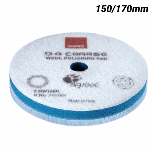 RUPES BLUE WOOL POLISHING PAD COARSE 160MM