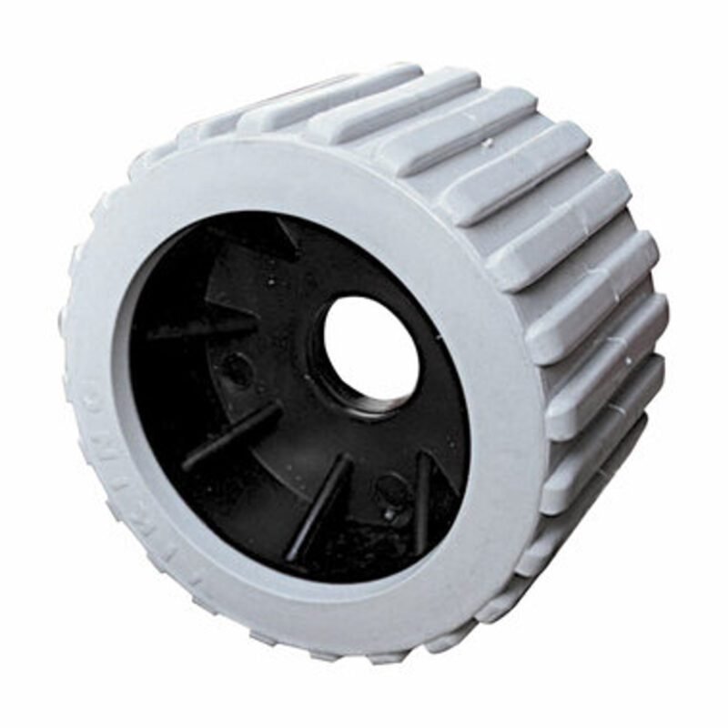 5" RIBBED GREY WOBBLE ROLLER 26MM