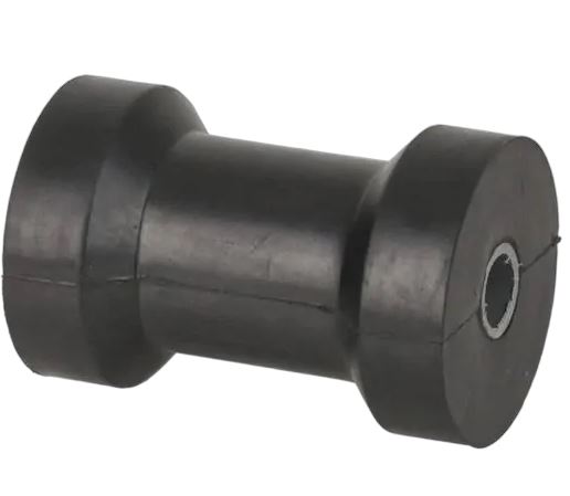 4" KEEL ROLLER BLACK 17MM