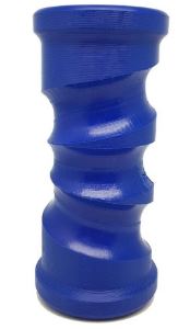 8" SELF CENTER ROLLER BLUE 17MM