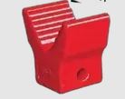 2" POLY V BLOCK RED 12MM