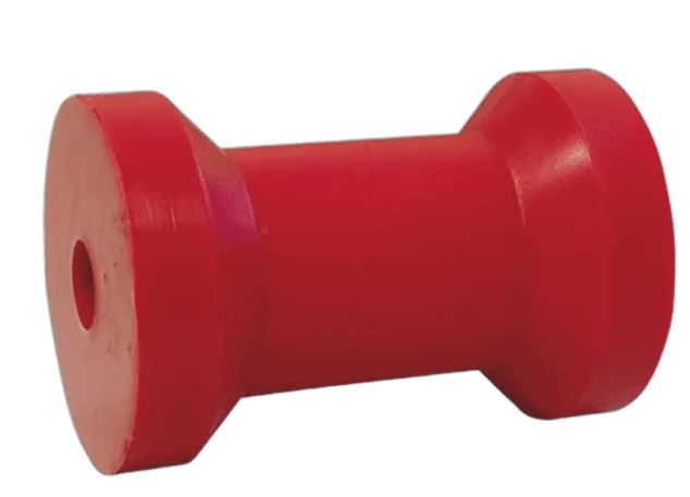 4½" KEEL ROLLER RED 17MM