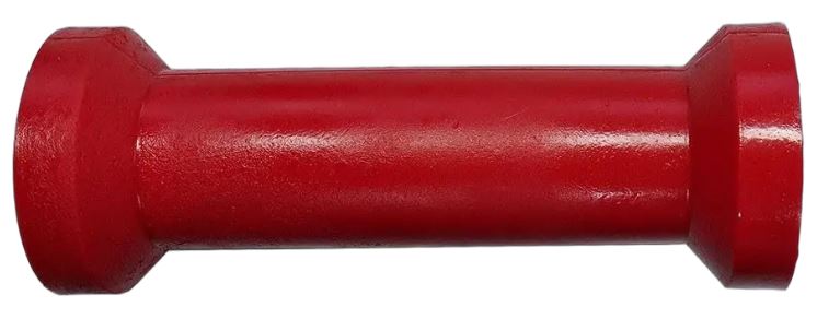8" KEEL ROLLER RED 17MM