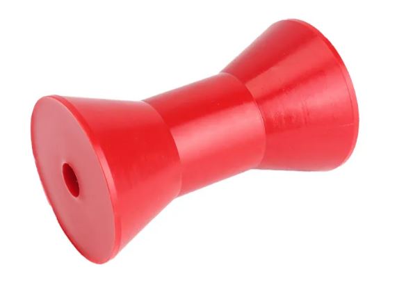 6" SUPER KEEL ROLLER RED 17MM