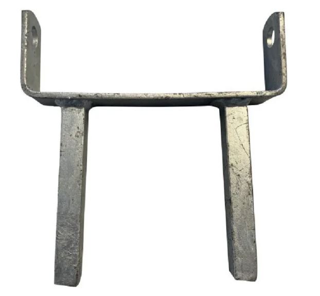 8" TWIN STEM FLAT BRACKET 17MM W/ 8" STEM