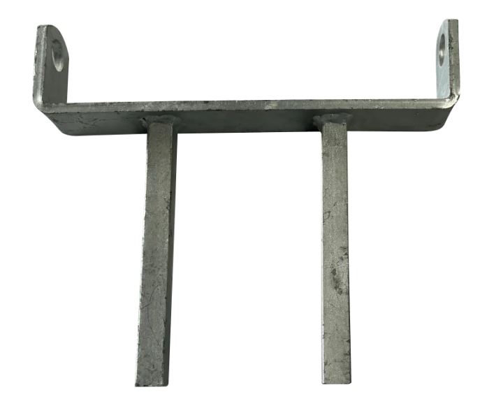 12" TWIN STEM FLAT BRACKET 26MM W/ 8" STEM