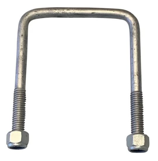 1/2" X 3"  W X 3" L SQUARE U BOLT (4)