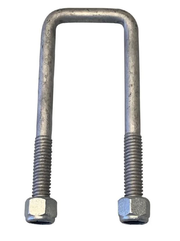 1/2" X 2" X 3" SQUARE U BOLT (4)