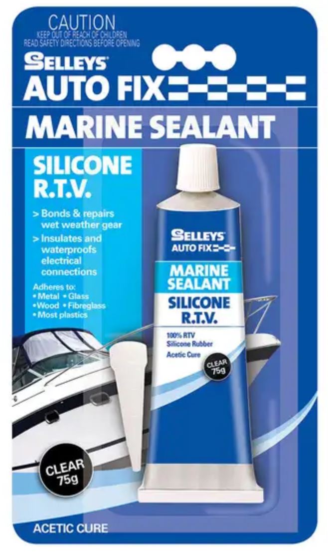 SELLEYS MARINE SILICONE SEALANT 75G (6)