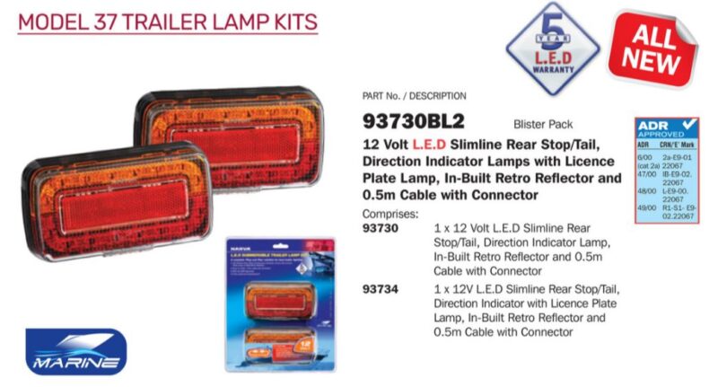 12V MDL37 LED LAMPS BL2