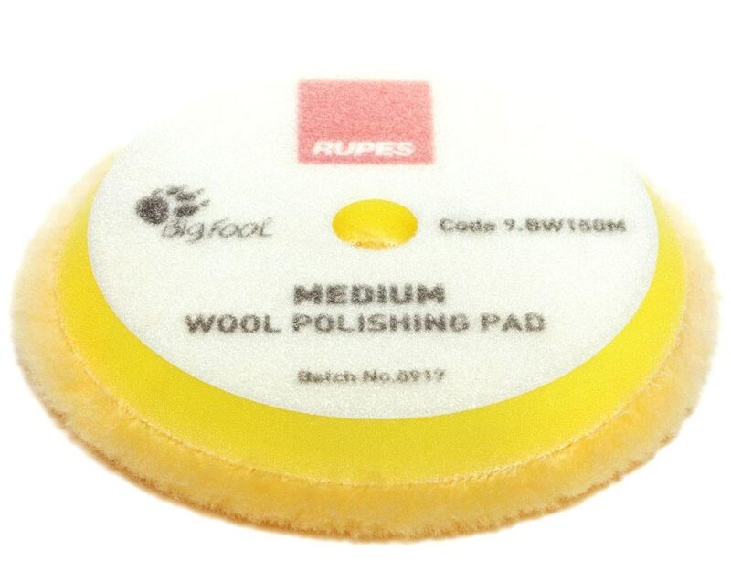 RUPES YELLOW WOOL POLISH PAD MEDIUM 150M