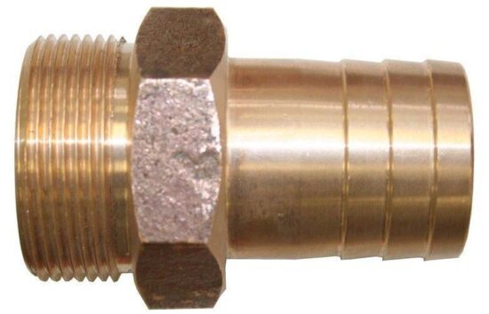 BRONZE HOSE TAIL 2" BSP TO 2" HOSE TAIL