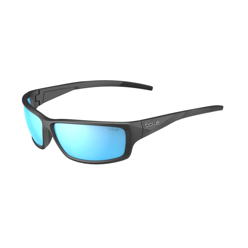 BOLLE CERBER BLACK MATTE - SKY BLUE POLARIZED