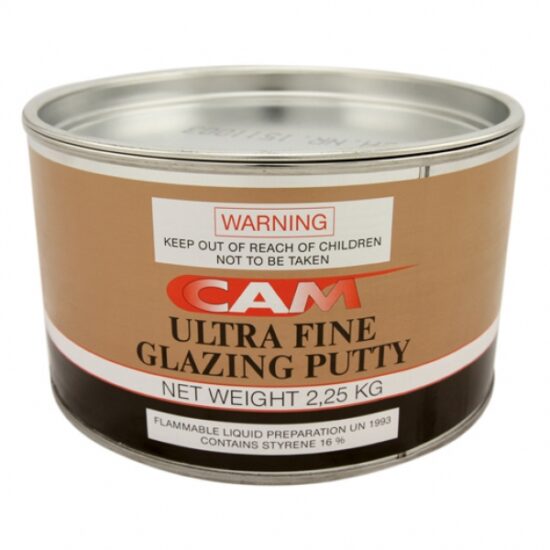 CAM ULTRA FINE GLAZING PUTTY 2KG