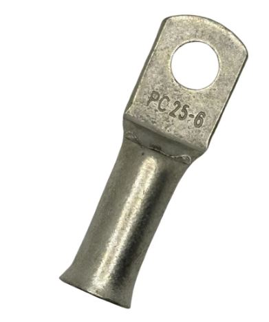 COPPER LUG 25MM X 6MM B/M 4 PACK