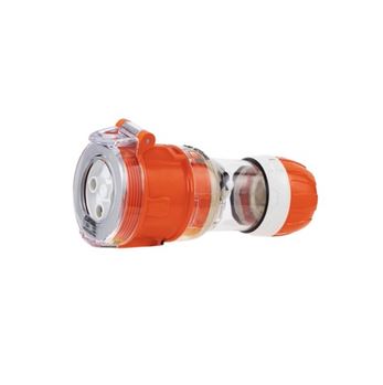 EXTENSION SOCKET W/P 1PH 32A 3 PIN RND ELECORG IP66