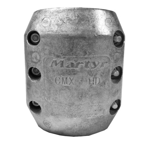 MARTYR 2 1/2" SHAFT ANODE 6 BOLT ZINC