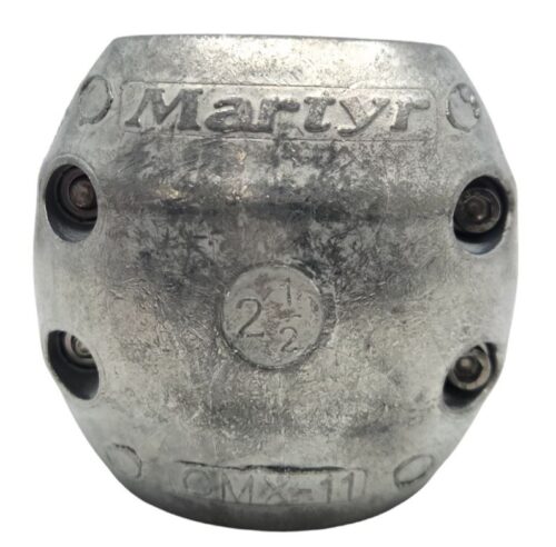 MARTYR 2 1/2" SHAFT ANODE ZINC 4 BOLT