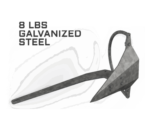MANTUS M1 GALVANIZED ANCHOR 8LB 4KG