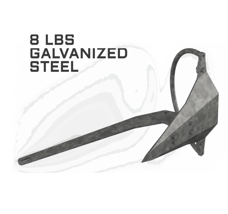 MANTUS M1 GALVANIZED ANCHOR 8LB 4KG