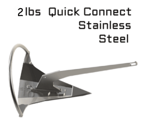 MANTUS M1 STAINLESS STEEL ANCHOR 2LB 1KG