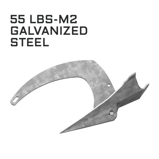 MANTUS M2 GALVANIZED ANCHOR 55LB 25KG