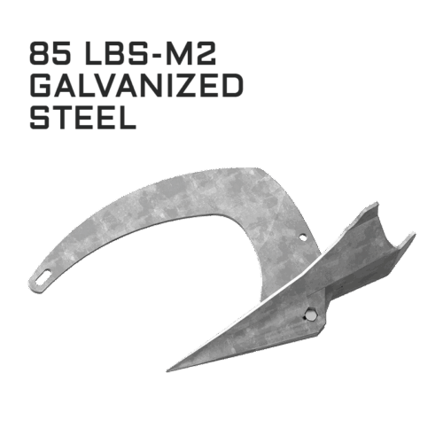 MANTUS M2 GALVANIZED ANCHOR 85LB 39KG