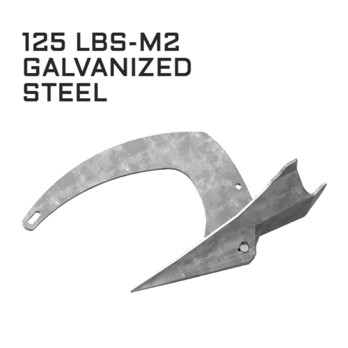 MANTUS M2 GALVANIZED ANCHOR 125LB 57KG