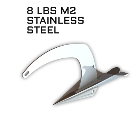 MANTUS M2 STAINLESS STEEL ANCHOR 8LB 4KG