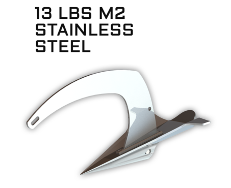 MANTUS M2 STAINLESS STEEL ANCHOR 13LB 6KG