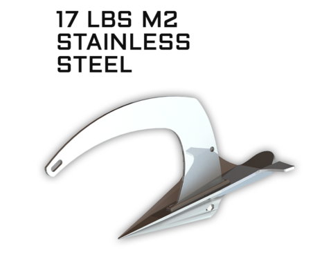 MANTUS M2 STAINLESS STEEL ANCHOR 17LB 8KG