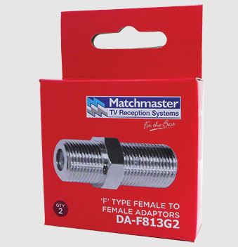 ADAPTOR F FEMALE TO F FEMALE ADAPTOR 3GHZ RG6