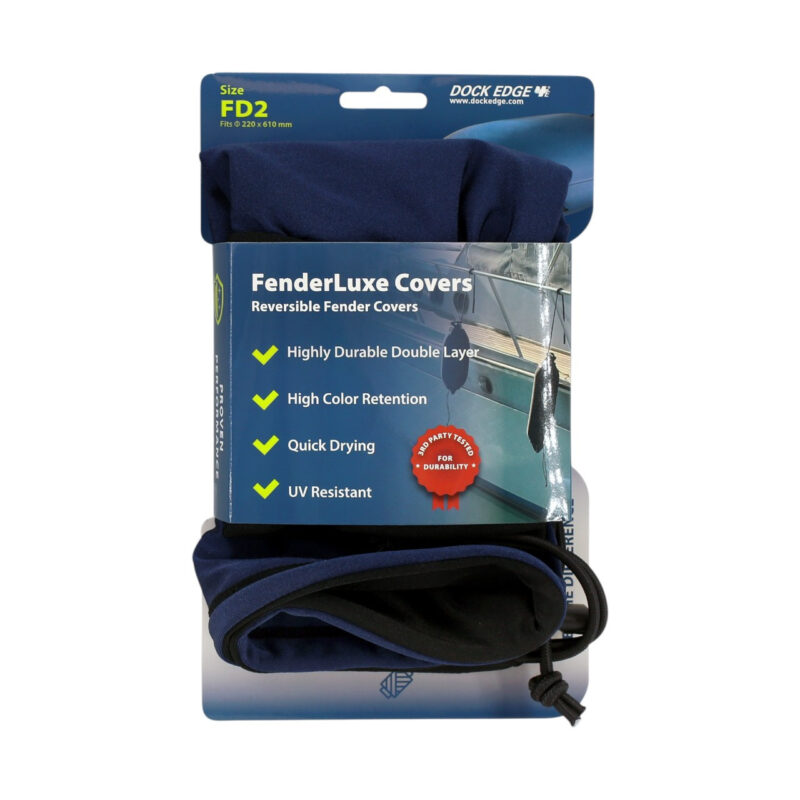F2 FENDERLUXE COVER 215MM x 610MM BLACK/NAVY (20)