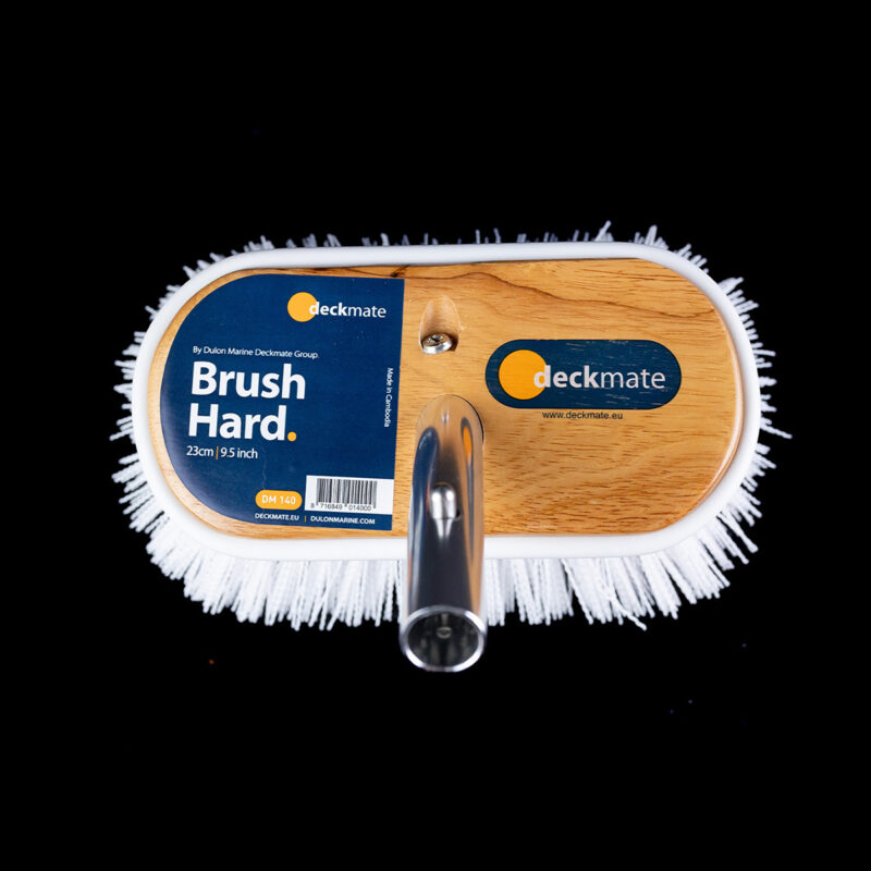 DECKMATE BRUSH HARD WHITE 23CM