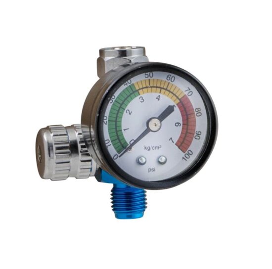 2SPRAY GLASS GUN REGULATOR WITH GAUGE