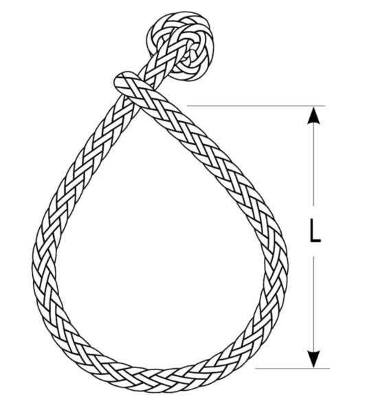 SOFT SHACKLE2.5MM X 50MM XS GREY - Image 2