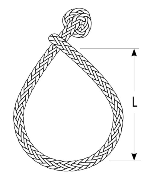 SOFT SHACKLE6MM X 90MM M GREY - Image 2
