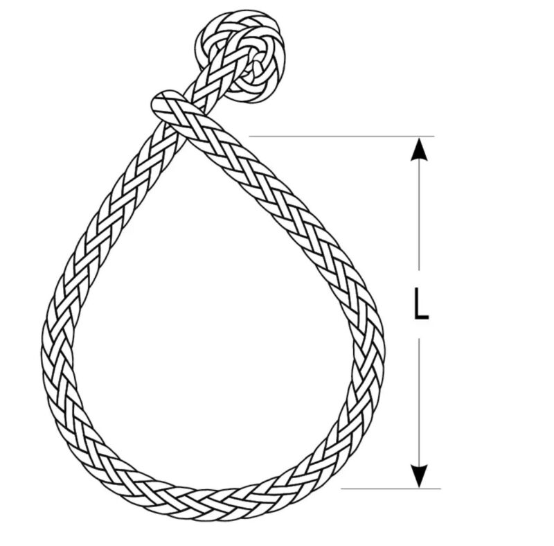 SOFT SHACKLE9MM X 100MM L GREY - Image 2