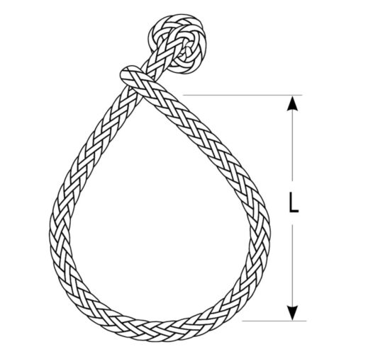 SOFT SHACKLE12MM X 70MM XL GREY - Image 2