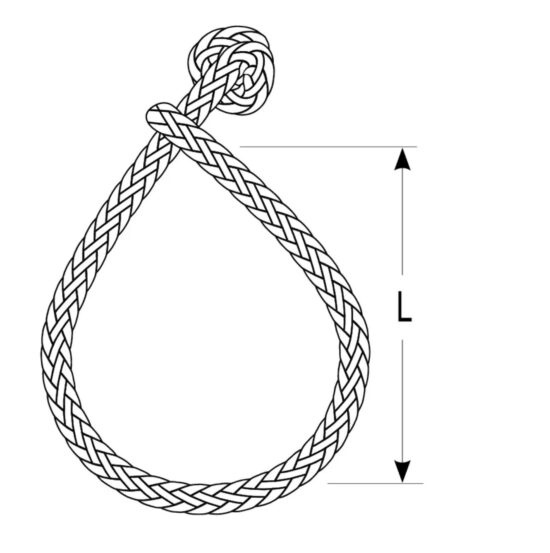 SOFT SHACKLE14MM X 100MM XXL GREY - Image 2